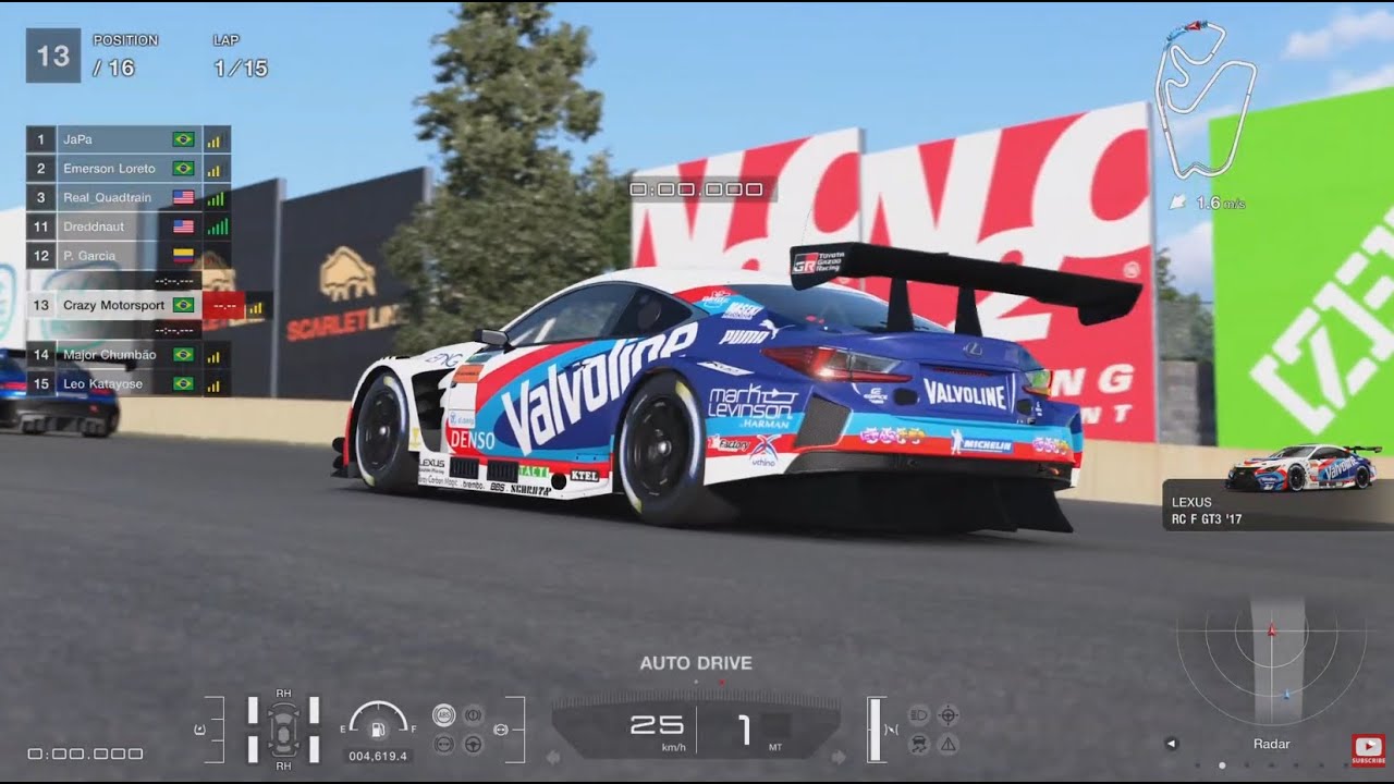 Gran Turismo 7 | Daily Races | Autódromo de Interlagos | Lexus RC F GT3 '17