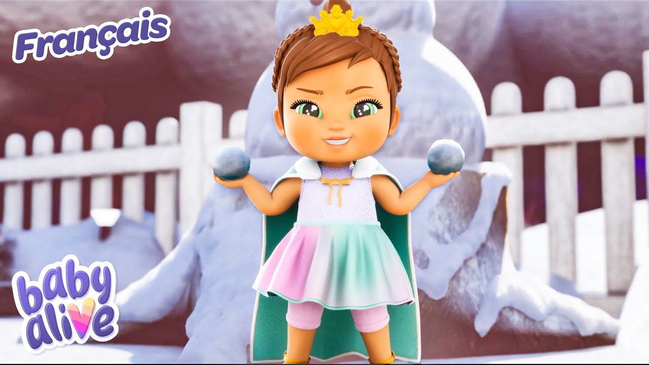 Ellie et les Boules de Neige! ❄️👑 Vidéos pour bébés | Baby Alive Français ⭐️ Dessin Animé Pour Bébé