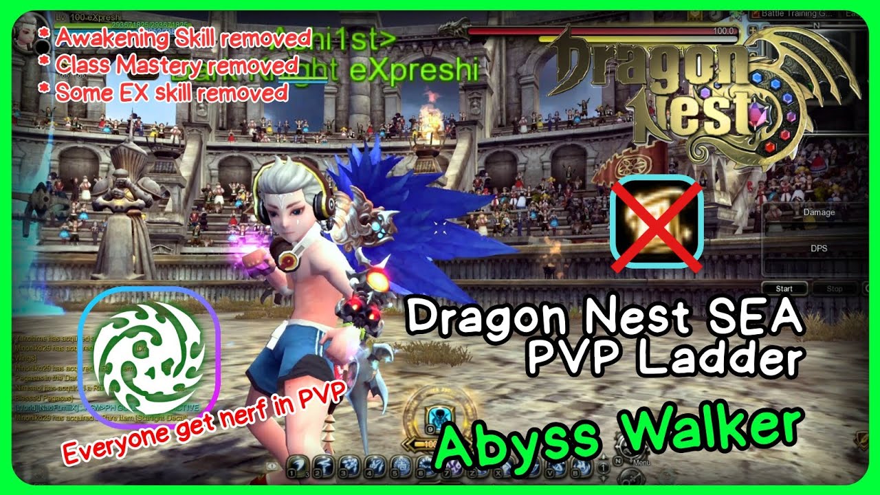 Рейтинговая таблица PVP Abyss Walker ~ Dragon Nest SEA #A69 -Запрос-