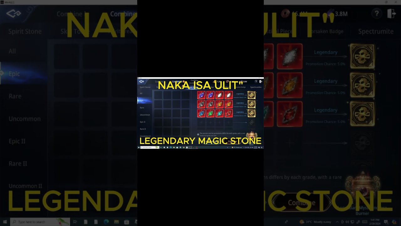 LEGENDARY MAGICSTONE COMBINE