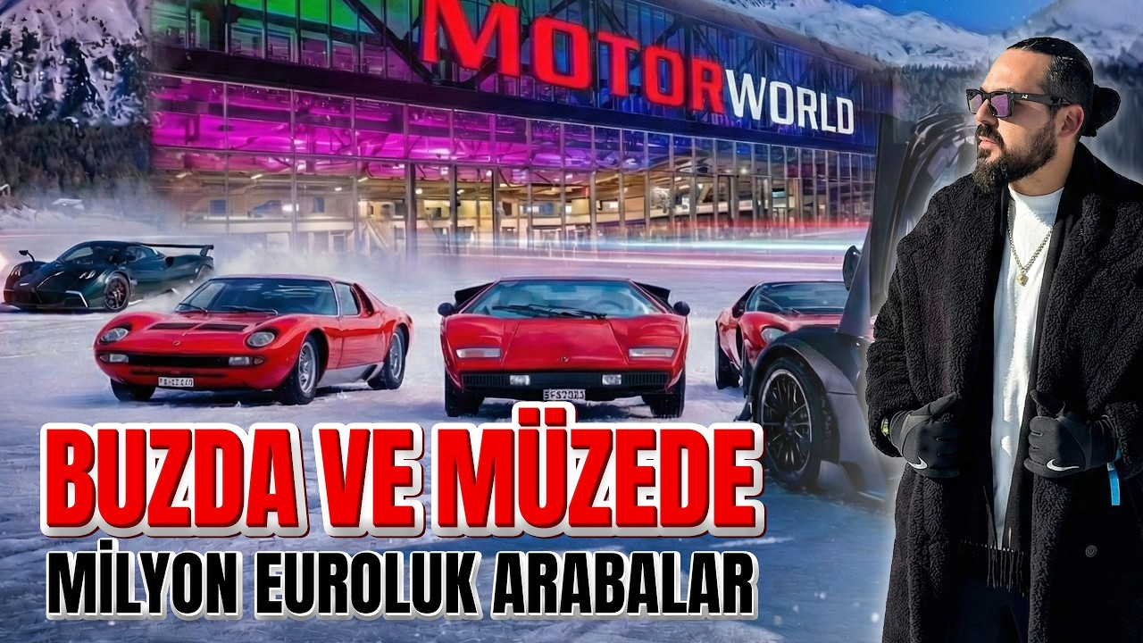 BUZDA VE MÜZEDE MİLYON EUROLUK ARABALAR