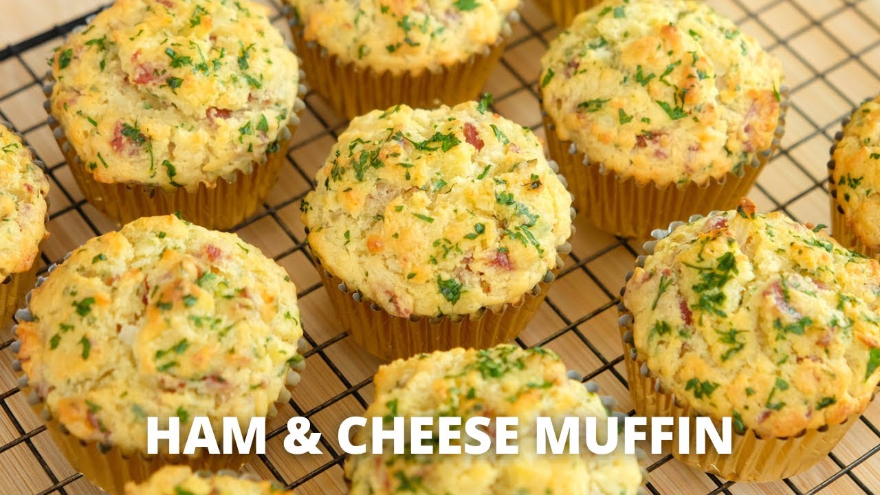 SMOKED BEEF & CHEESE MUFFIN! Muffin gurih!
