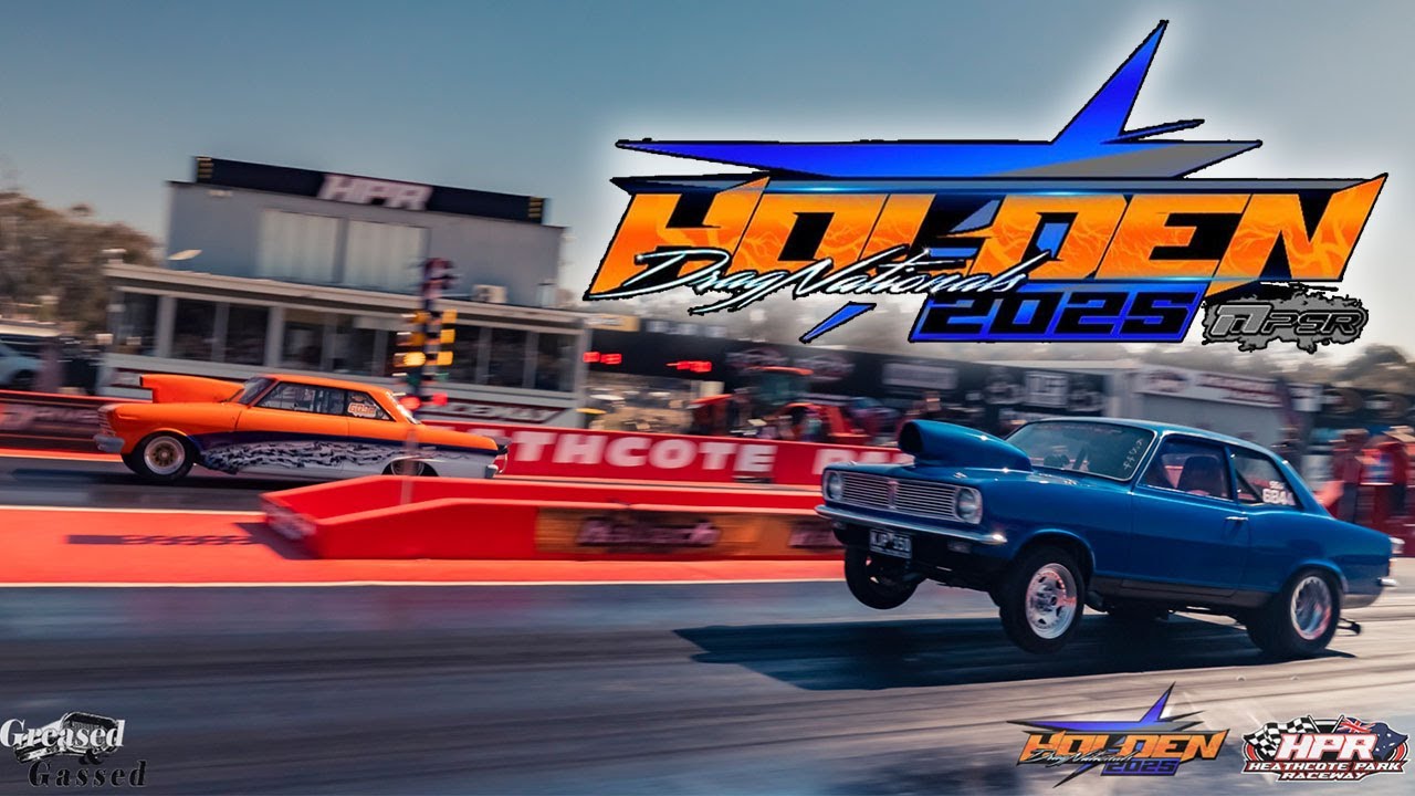 2025 Holden Drag Nationals elimination racing at Heathcote Park Raceway