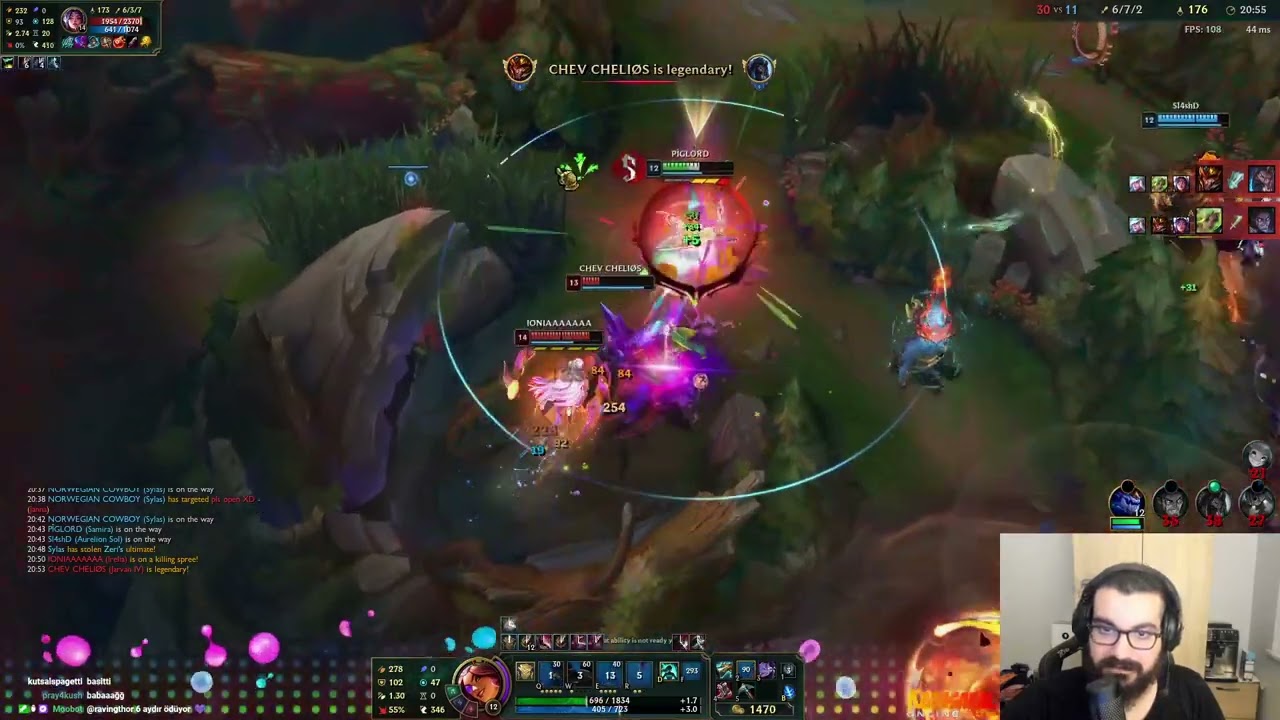 Holyphoenix Rages and Chills the Team :DD | Lol Stream Moments #435