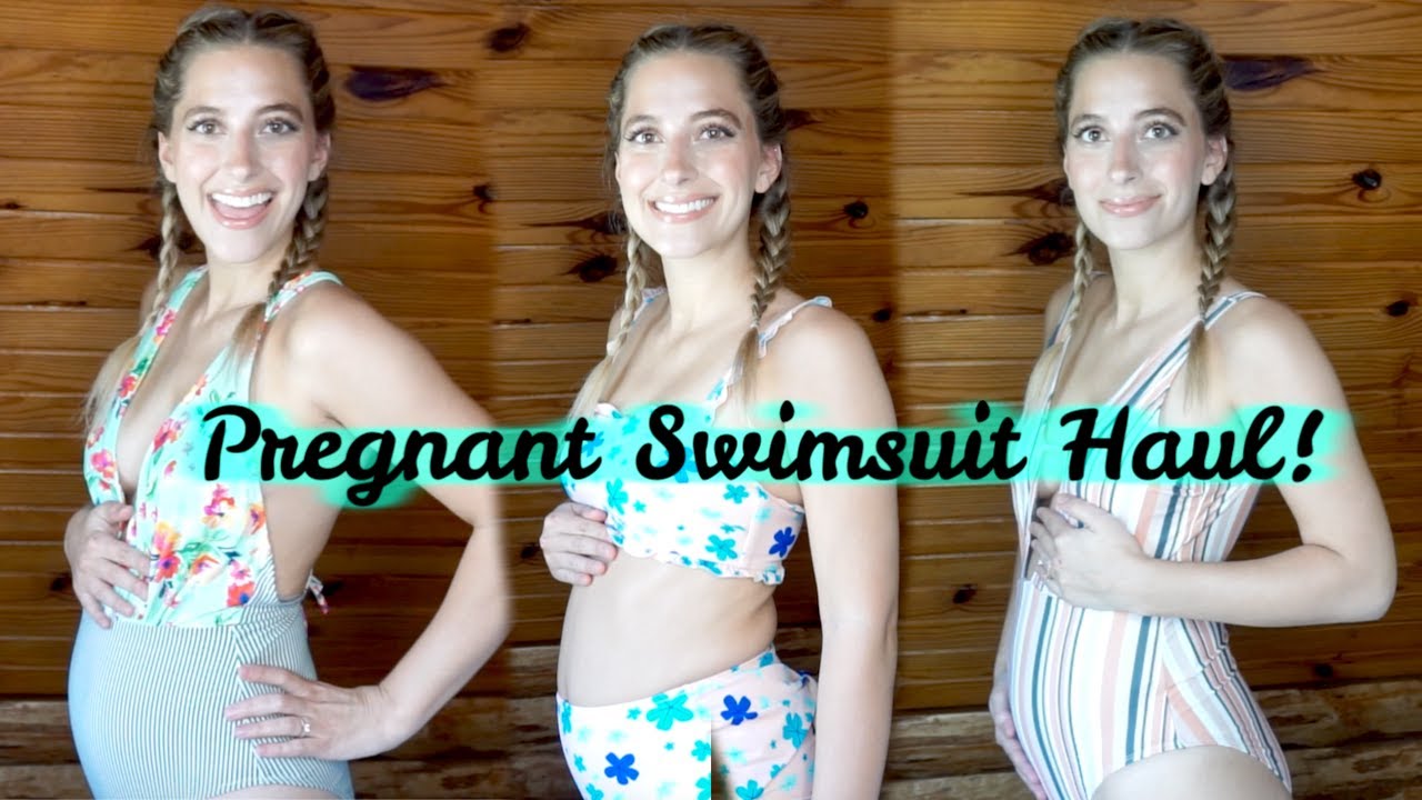 CUPSHE PREGNANT MATERNITY SWIMSUIT HAUL!