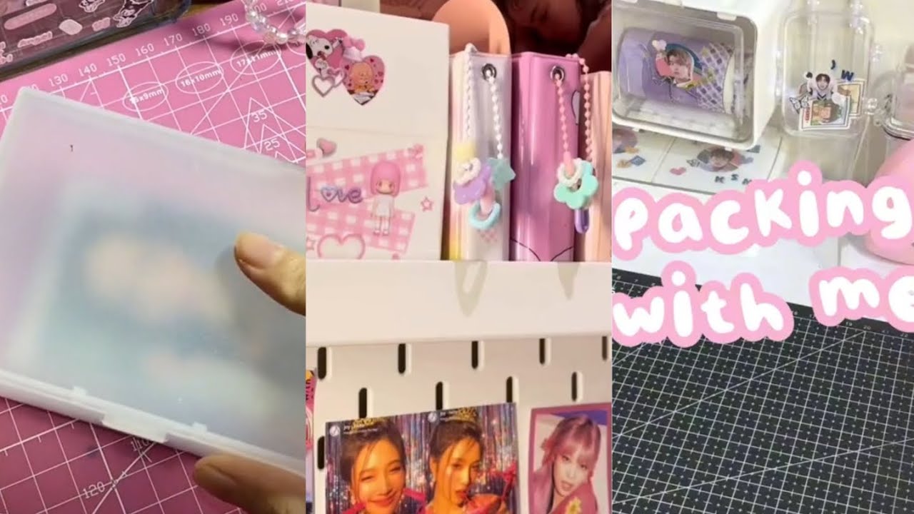 #3 packing photocard kpop | tiktok compilation | 🛒🎀