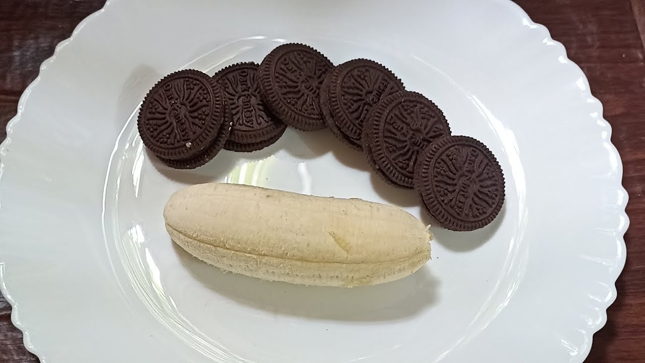 Easy Oreo Biscuit & Banana Ice Cream Recipe || Yummy Delicious Ice Cream Recipe