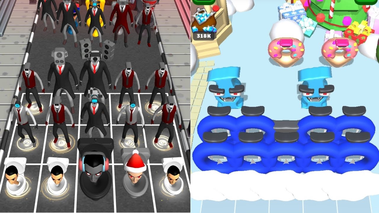 Merge Alphabet Food Battle Vs Merge Skibidi Toilet Run ⭐ Alphabet Lore ⭐ Abcdefghiwxyz
