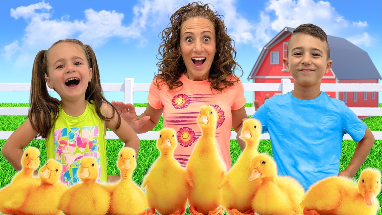 DeeDee Matteo and Gabriella Hatch Baby Ducks for the Farm