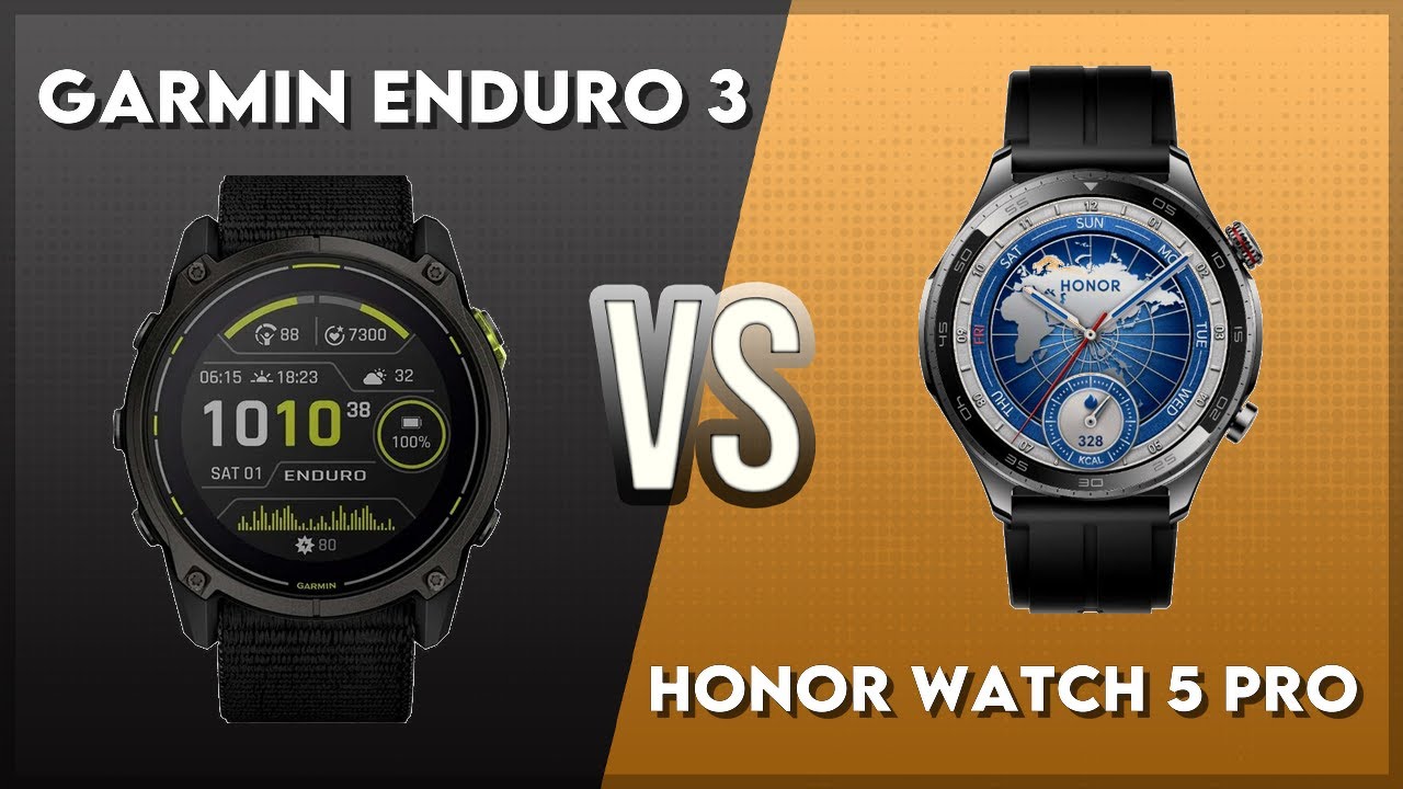 Garmin Enduro 3 vs Honor Watch 5 Pro Comparison