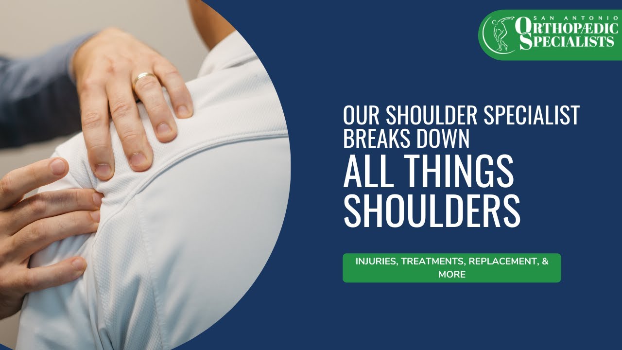 Our Shoulder Specialist Breaks Down All Things Shoulders - Injuries, Treatments, Replacement, & More