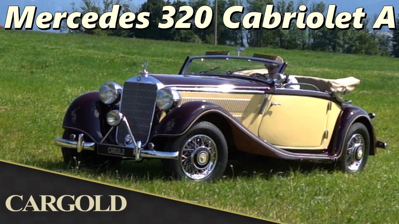 Mercedes 320 Cabriolet A, 1938, eines der schönsten Cabriolets aller Zeiten, Baureihe W142
