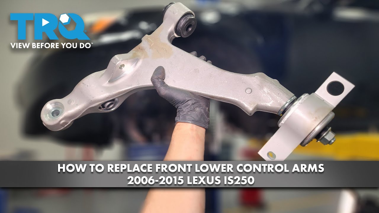 Как заменить нижние передние рычаги подвески на Lexus IS250 2006-2015 годов выпуска