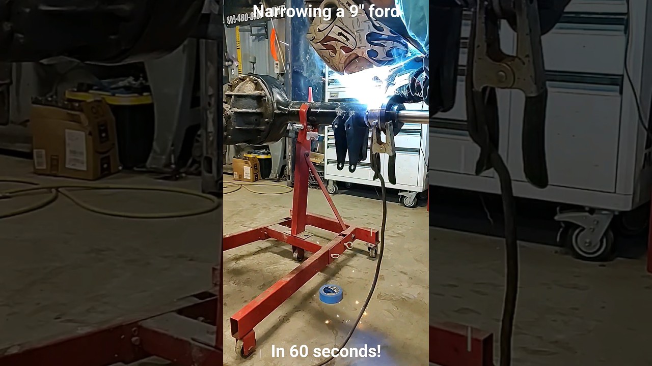 let's narrow a 9in! #ford #car#fabrication #miller #hotrod #ratrod