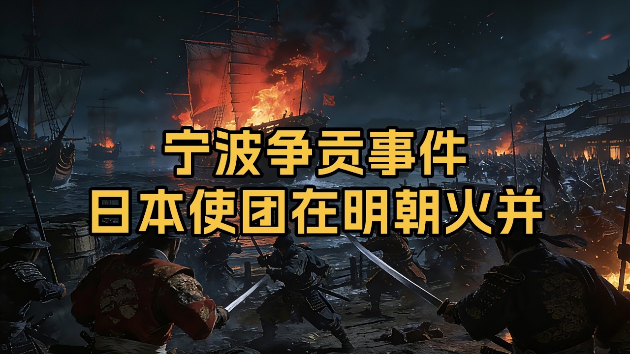 宁波争贡事件：日本使团在明朝火并，成为嘉靖倭患的重要发端