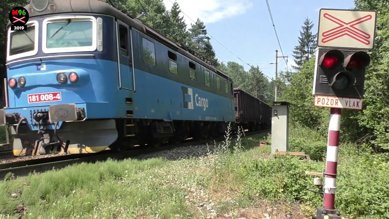 Železničné priecestie Svrčinovec-Zátky [SP0028] - 7.7.2019 / Žel. přejezd / Slovak railroad crossing