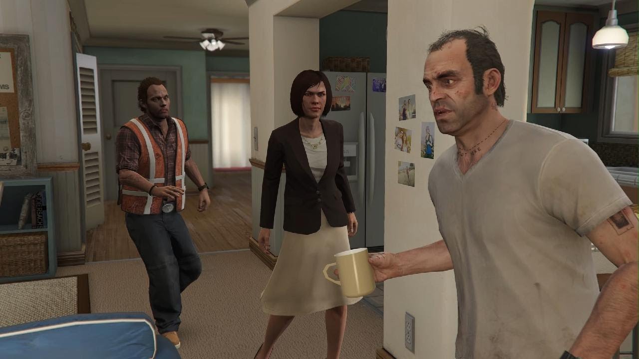 Can we see what's inside floyds house after trevor kills them? GTA V Part 6