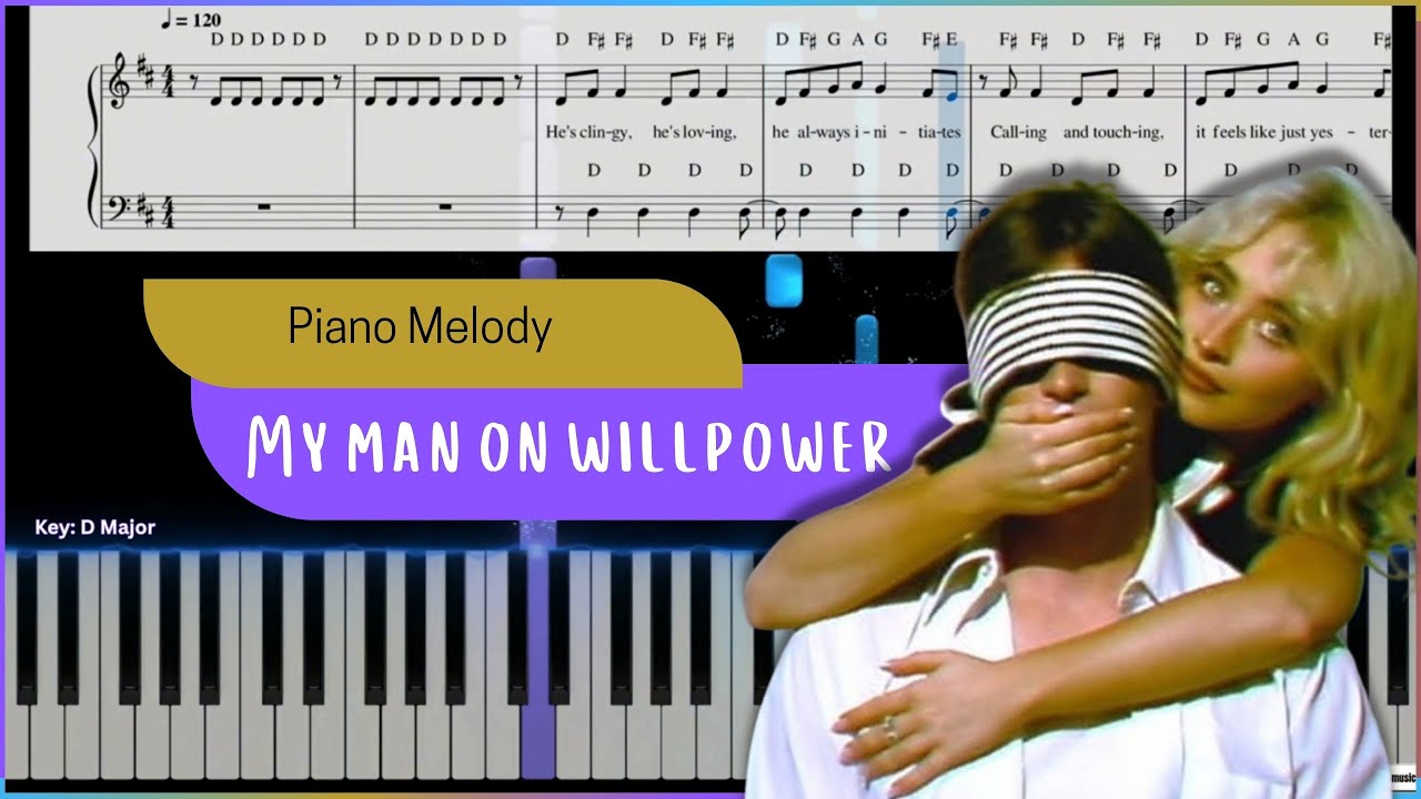 Sabrina Carpenter - My Man on Willpower Piano Cover | Easy Piano Melody Tutorial for Beginners