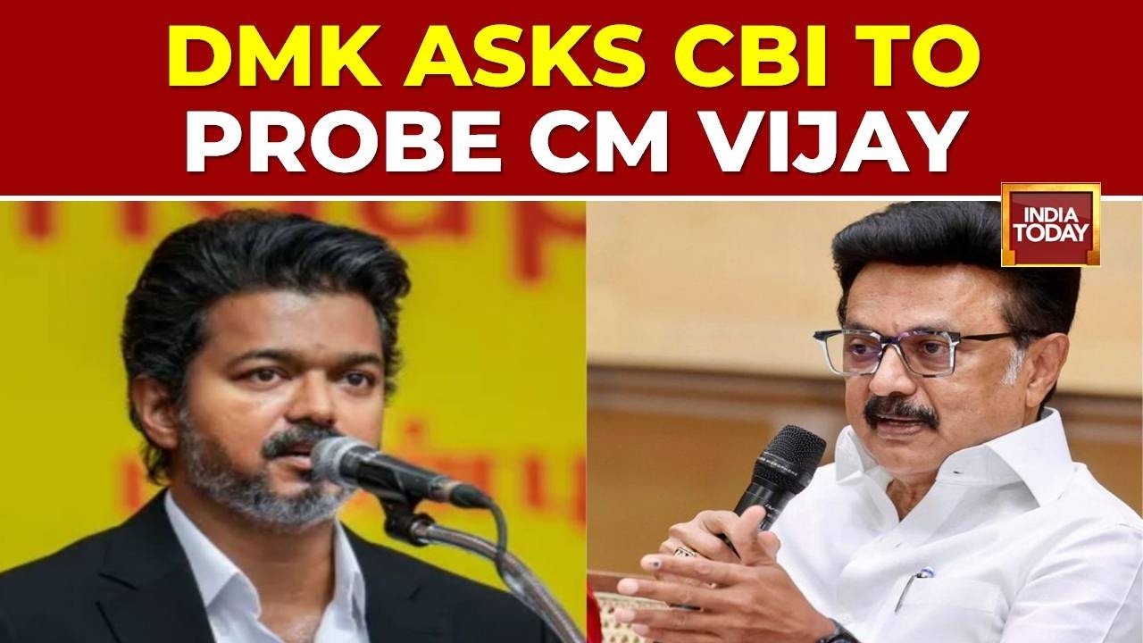 Смотрите: DMK требует расследования CBI речи главного министра Тамилнада Виджая в Каруре из-за за...