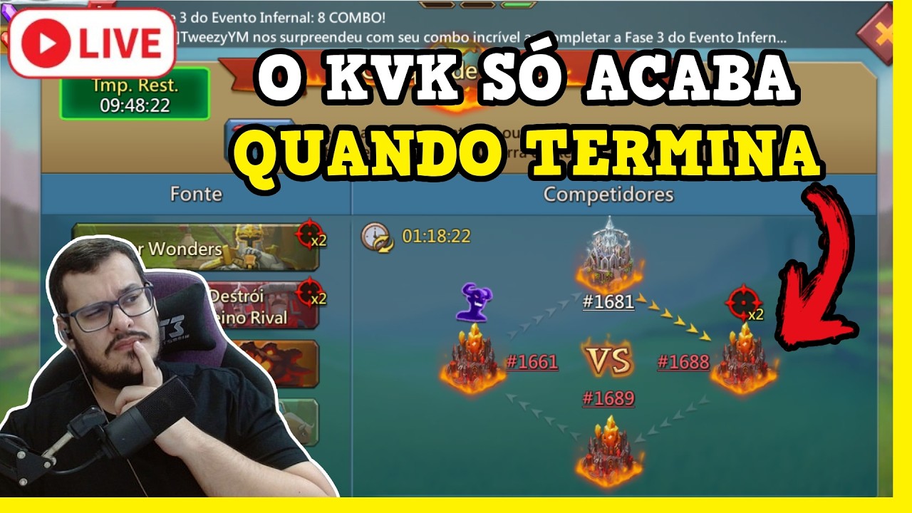 🔴LORDS DO ZERO - SEM PATROCÍNIO DA IGG! #136 Lords Mobile