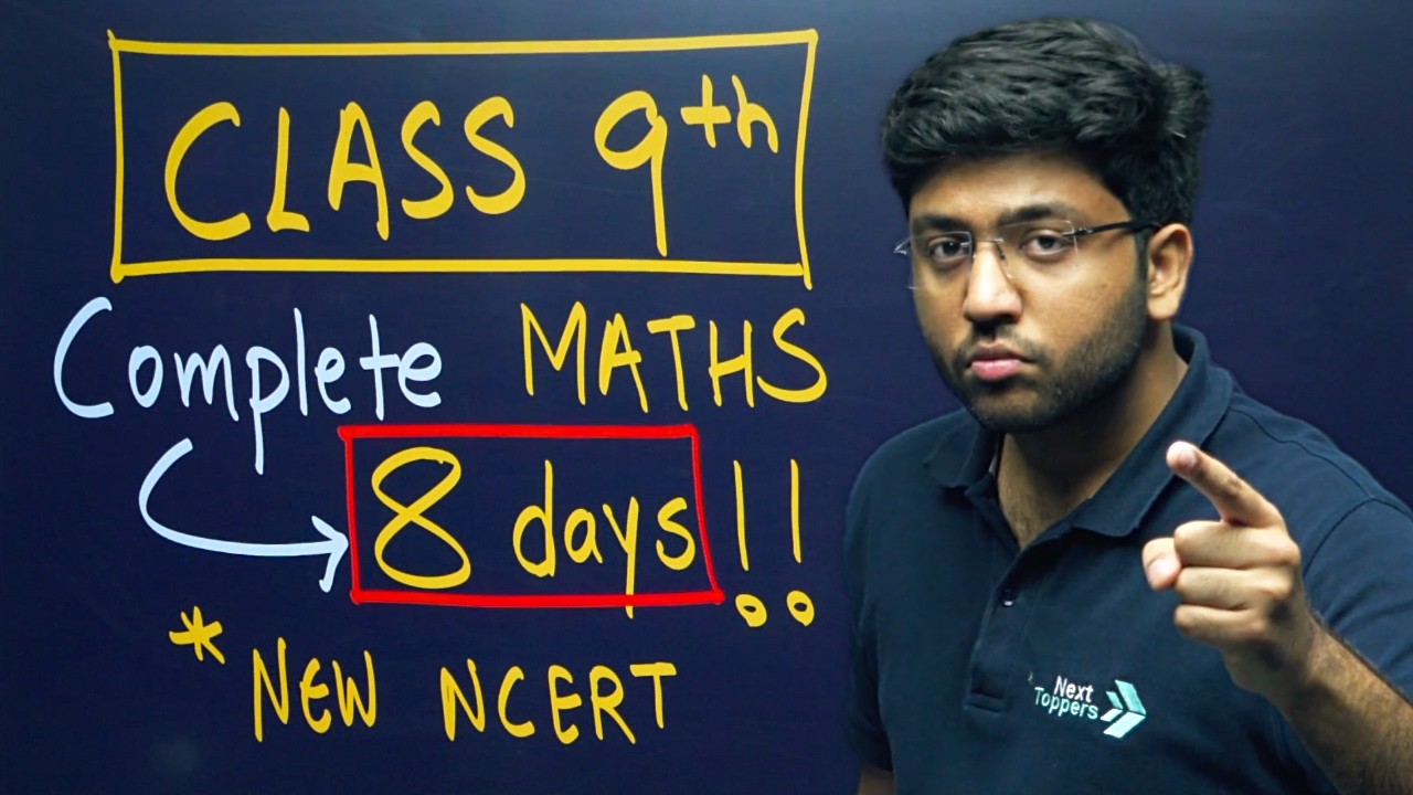 Complete Class-9th Maths in 8 Days!! 🔥 | Shobhit Nirwan