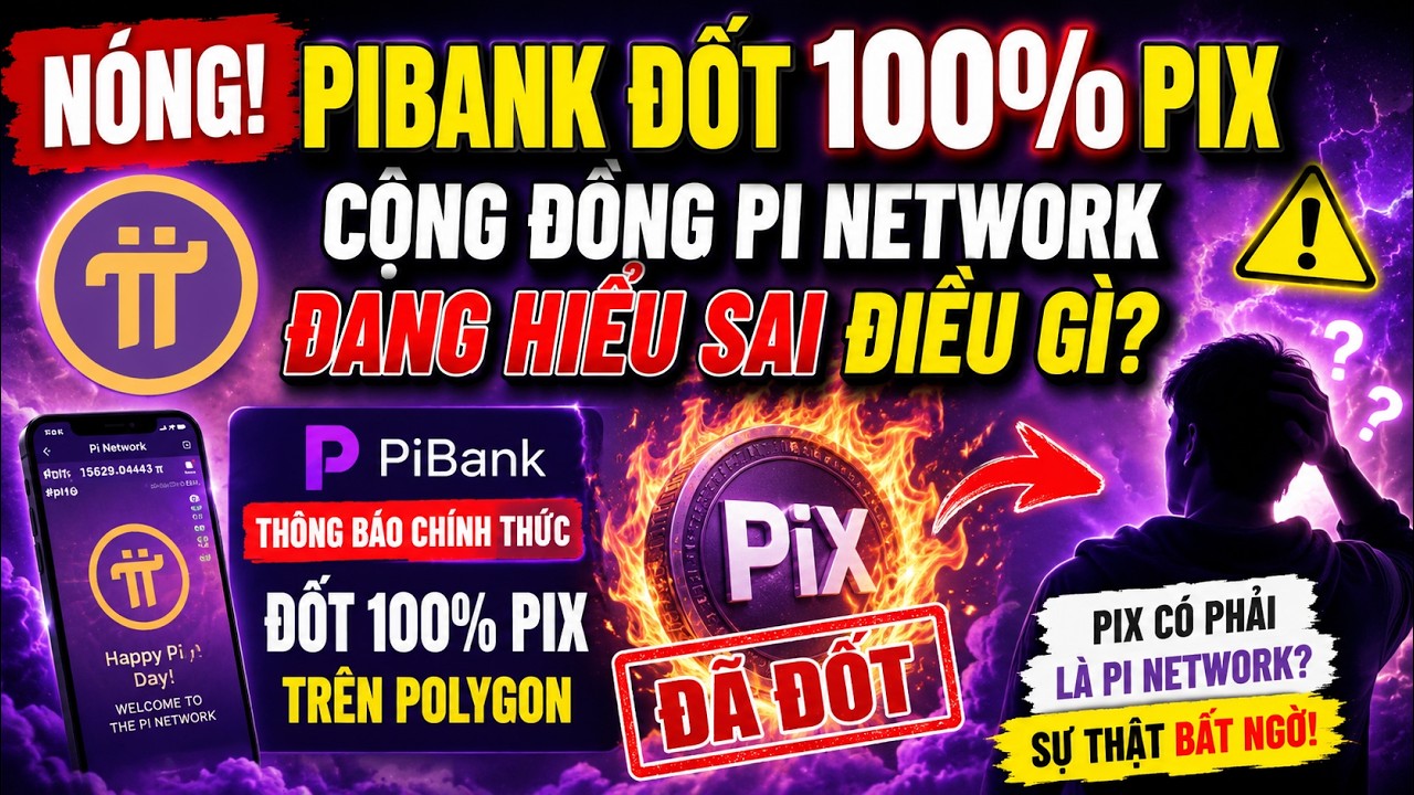 N&oacute;ng! PiBank Đốt 100% PiX, Cộng Đồng Pi Network Đang Hiểu Sai Điều G&igrave;?