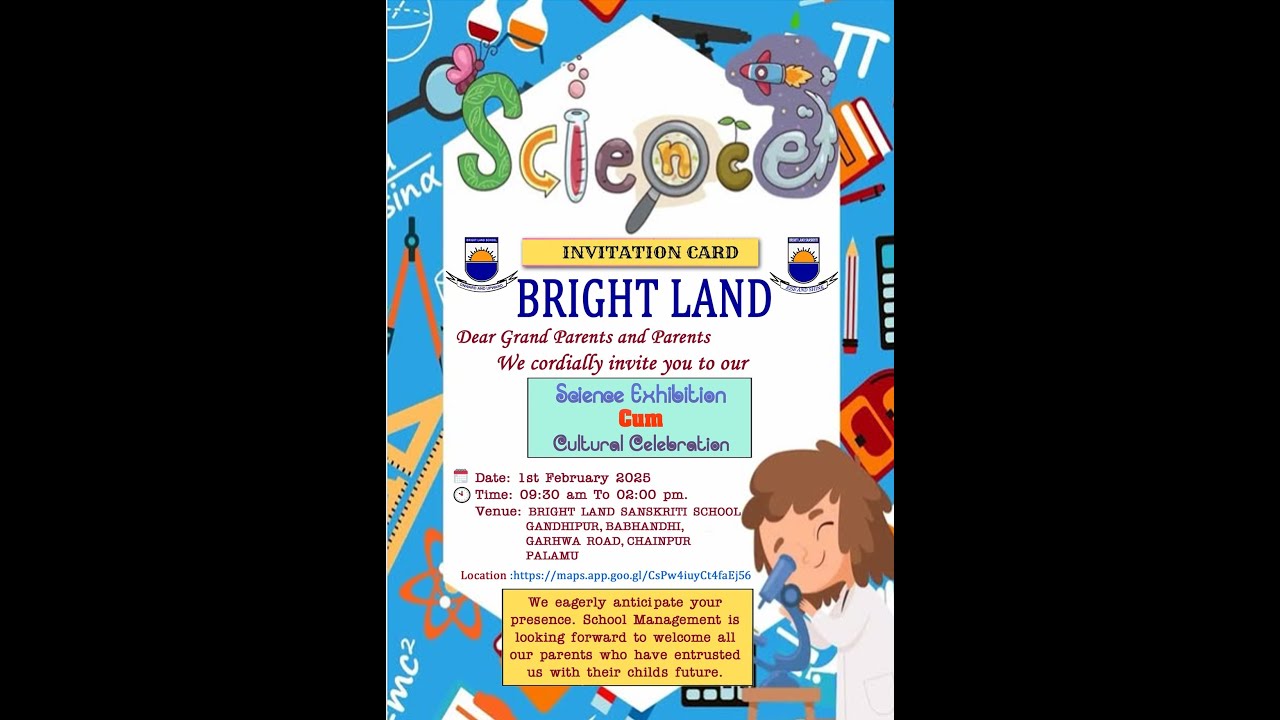 Science Exhibition cum Cultural Celebration at Bright Land Sanskriti School 01-02-2025