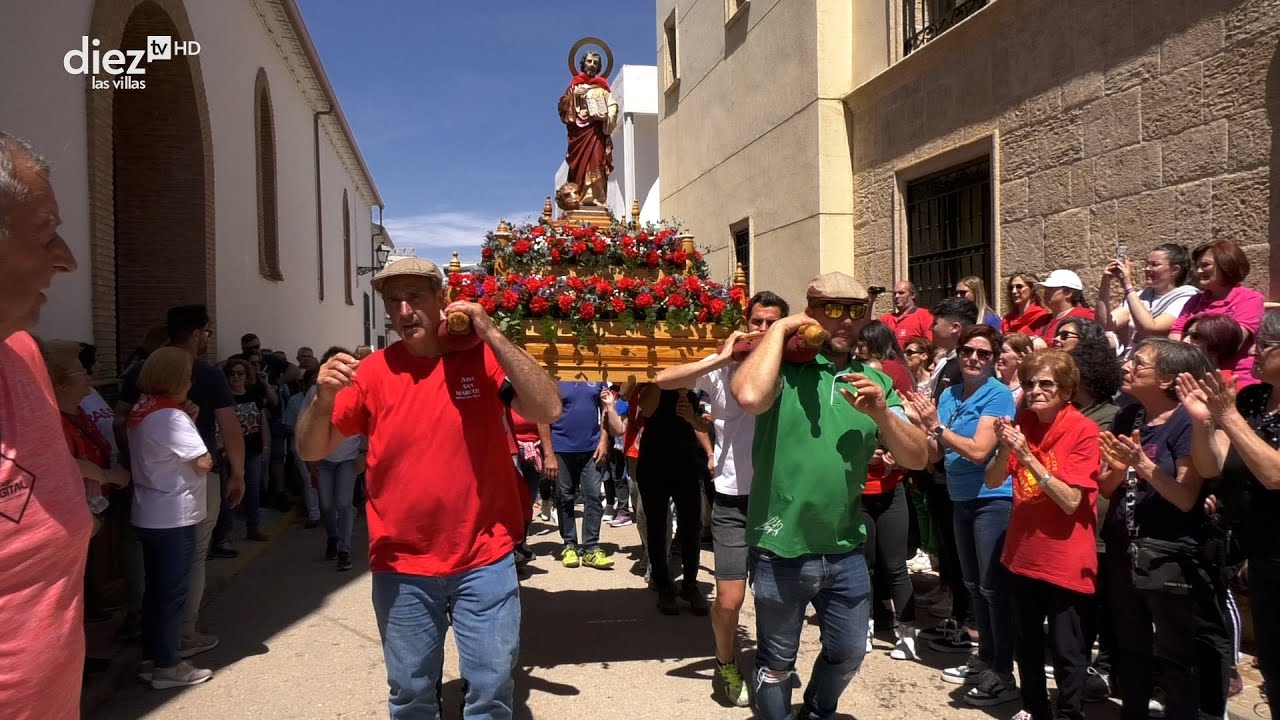 SAN MARCOS ARROYO DEL OJANCO 2023 | 19x01 | Procesi&oacute;n en honor a San Marcos en Arroyo del Ojanco