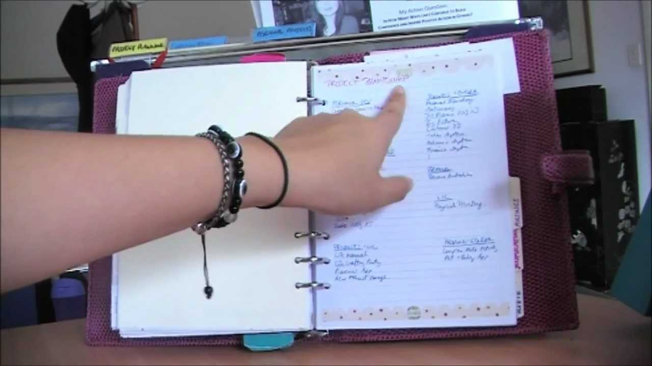My Filofax Setup @ February 2013 - The Longer Version