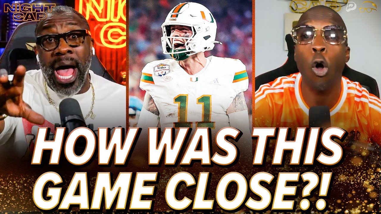 Unc & Ocho CAN'T BELIEVE the Hurricanes SQUEAK by Ole Miss to win the Fiesta Bowl 31-27!  | Nightcap