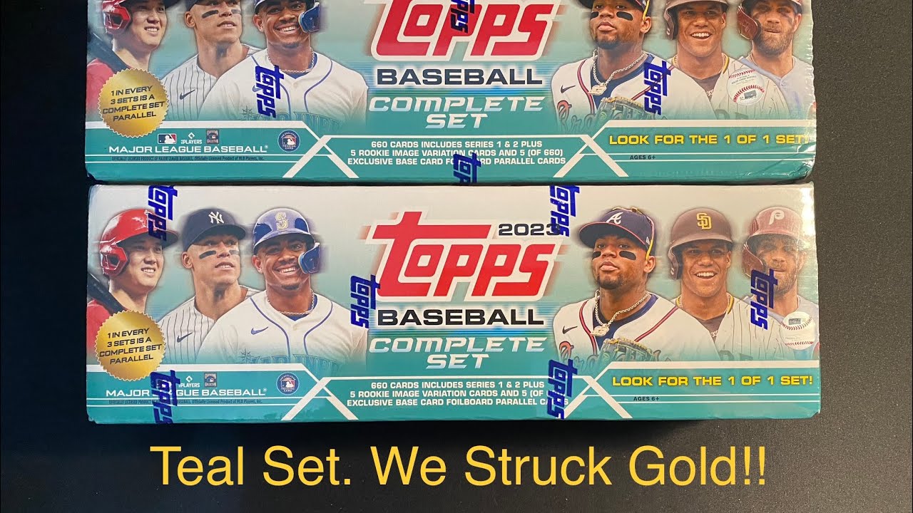 2023 Topps TEAL Complete Set. Whats inside? WE STRUCK GOLD! #thehobby #tradingcards #whodoyoucollect