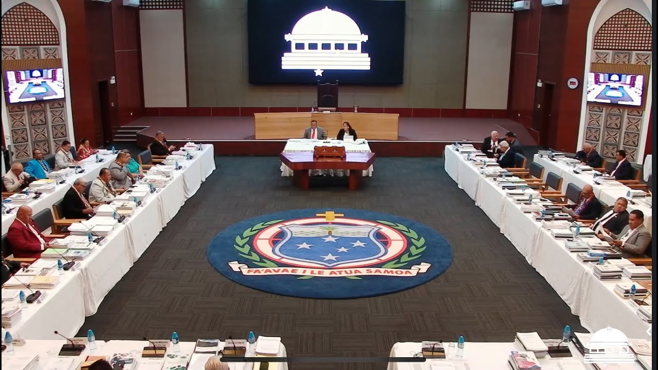 Fonotaga a le Palemene o Samoa, Aso Lua 20 Ianuari 2026; 9:30am