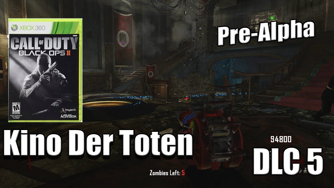 CoD: Black Ops II - DLC 5 | Kino Der Toten Gameplay | (Pre-Alpha) Zombies Chronicles