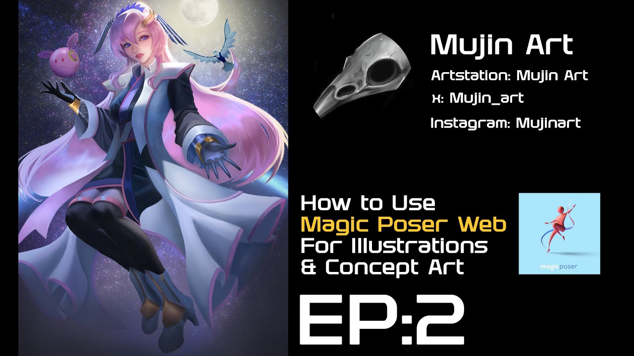 How to use Magic Poser Web for Illustration and Concept Art