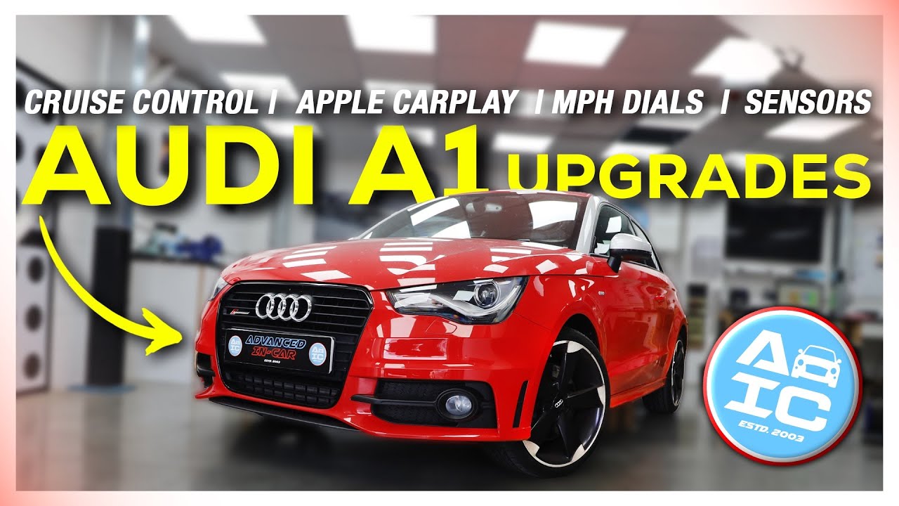 Обновления для Audi A1! Круиз-контроль, парктроник, CarPlay и индикатор скорости!