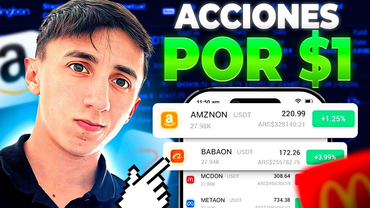🚀 Como COMPRAR ACCIONES de EEUU por $1? 😱 PASO A PASO