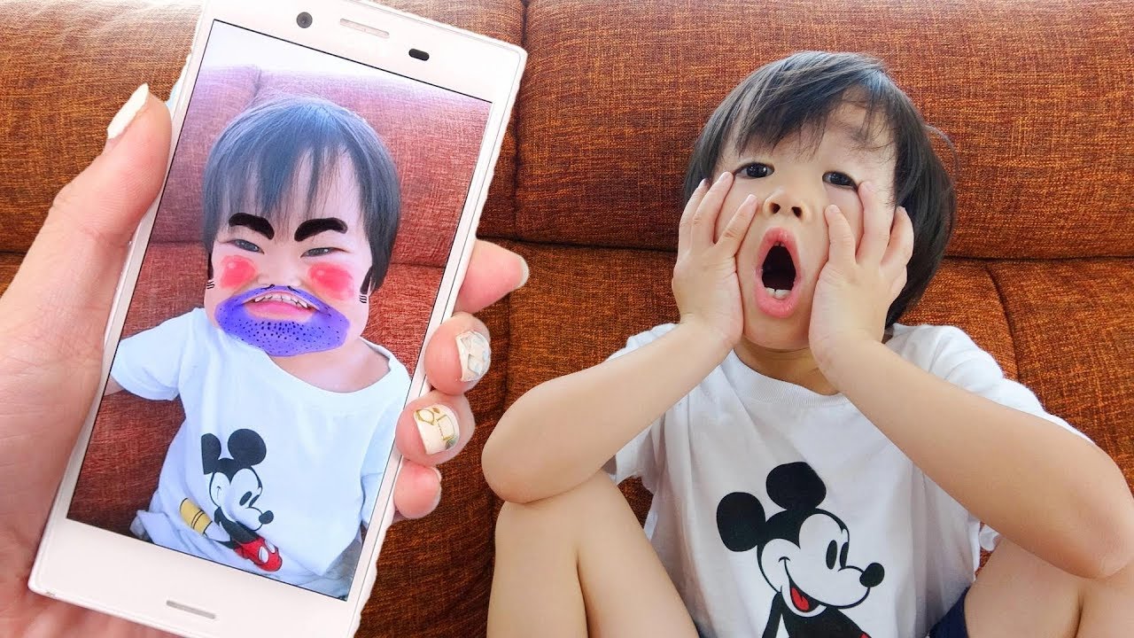 スマホのアプリを使って変顔で遊ぼう！面白い変顔撮れたかな？ レオスマイル