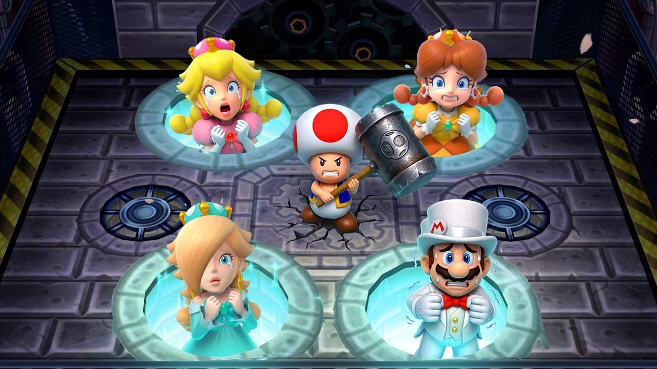 【マリオパーティ9】最強ミニゲーム対決！ピーチェット＆デイジーエット＆ロゼッタエット VS マリオ