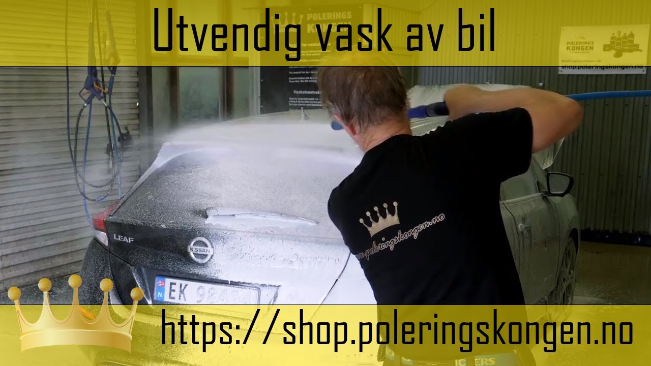 Utvendig vask av bil