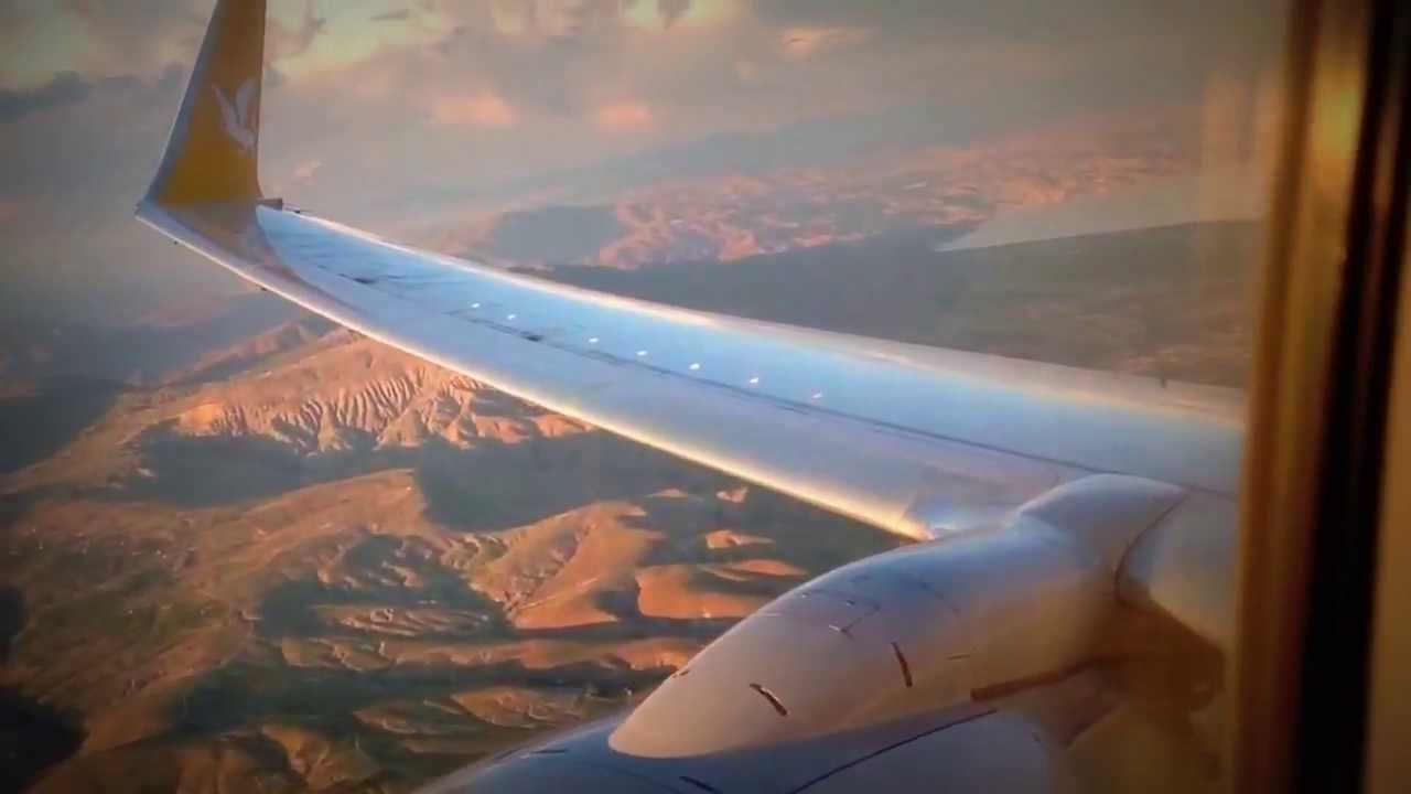 Elazığ havaalani kalkış - Takeoff with pegasus airlines 737-800