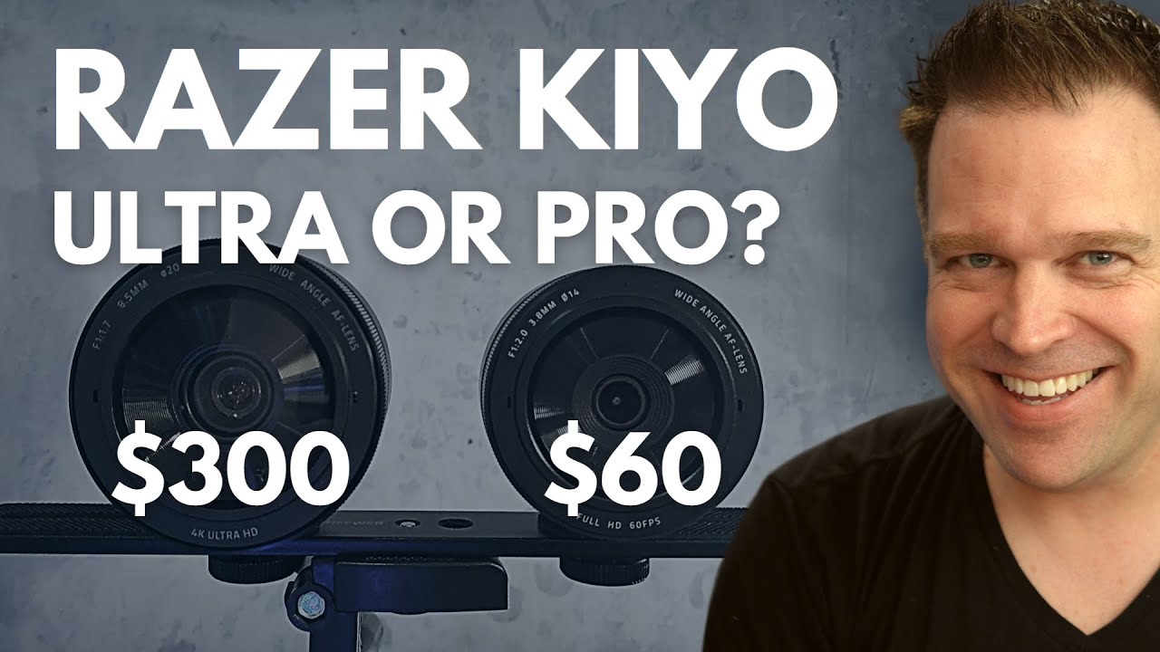 $300 vs. $60 - Razer Kiyo Pro ULTRA vs. Razer Kiyo Pro webcam