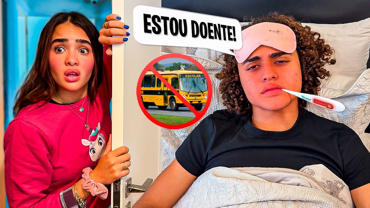 RYAN FINGE ESTAR DOENTE PARA MATAR AULA ‼️