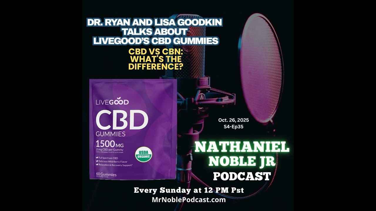 CBD vs CBN: What's the Difference? Dr. Ryan and Lisa Goodkin (LiveGood CBD Gummies) 