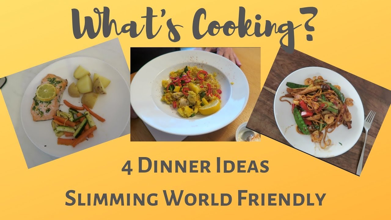 What's Cooking? 4  Slimming World Friendly Dinner Ideas