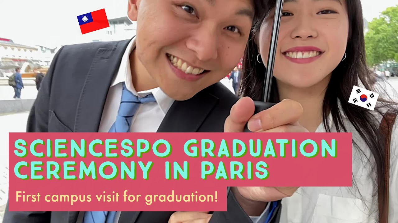 대만 남자친구 파리 시앙스포 (Sciences Po) 졸업식 브이로그 | 파리 대학교 캠퍼스 투어 | 국제연애 브이로그