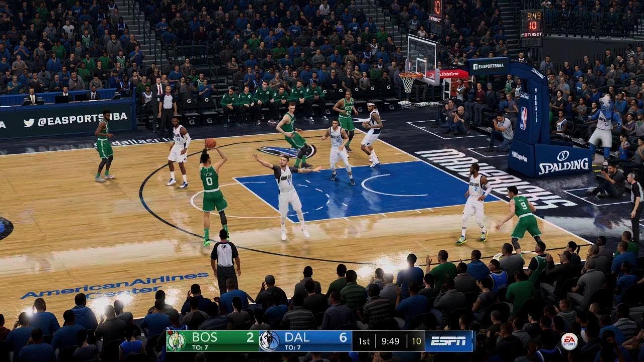 NBA LIVE 24 Составы: Селтикс против Маверикс: Встречное сражение