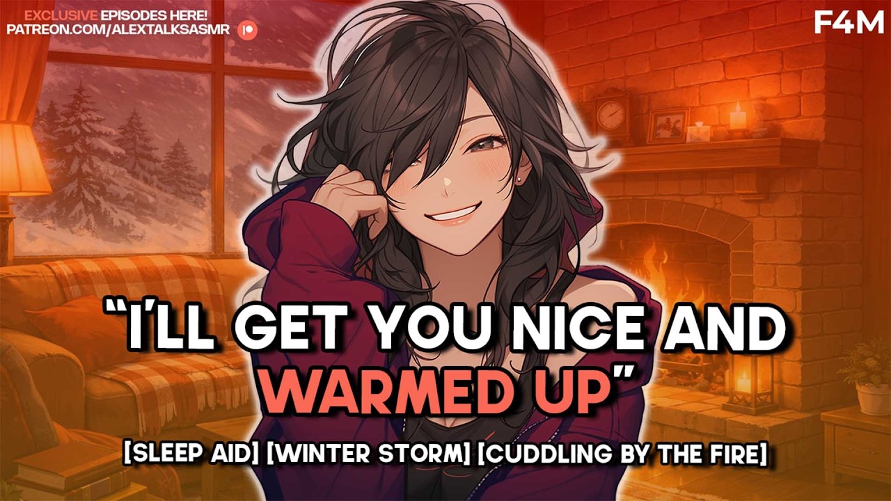 [F4M] Your tomboy girlfriend cuddles into you during a winter storm [sleep aid] | ASMR GF