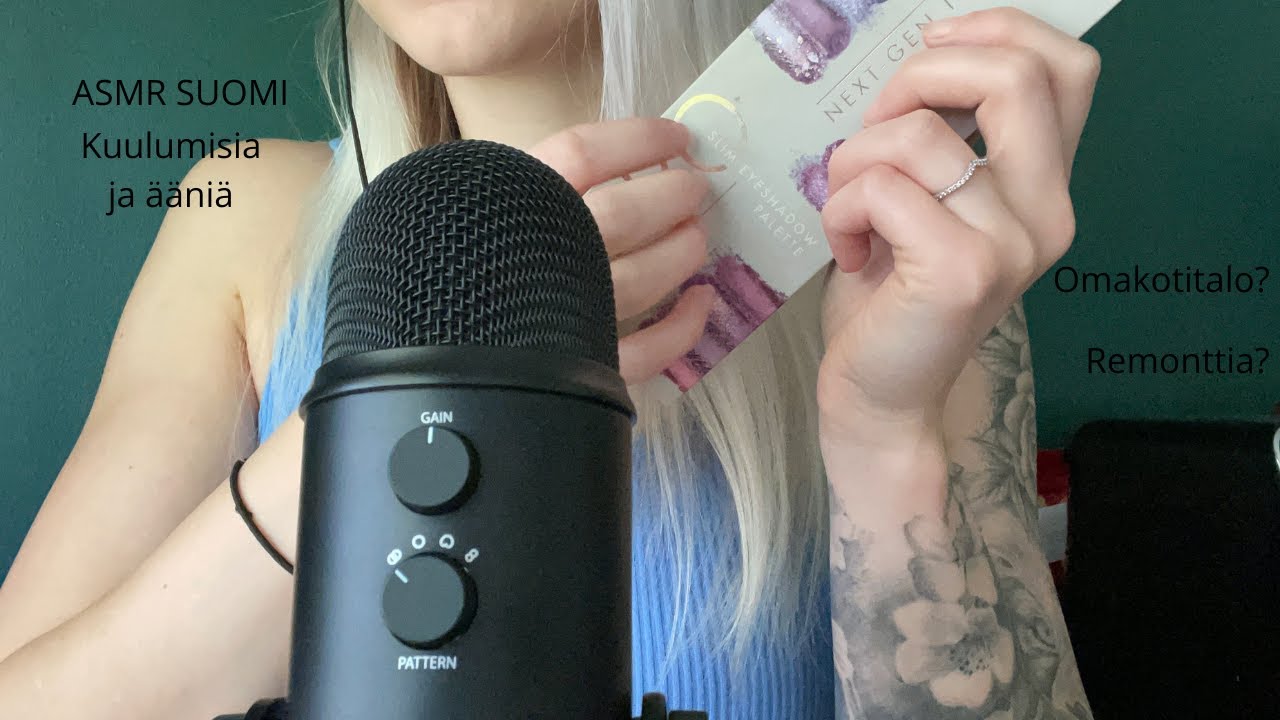 ASMR SUOMI - Höpöttelen kuulumisia ja teen ääniä