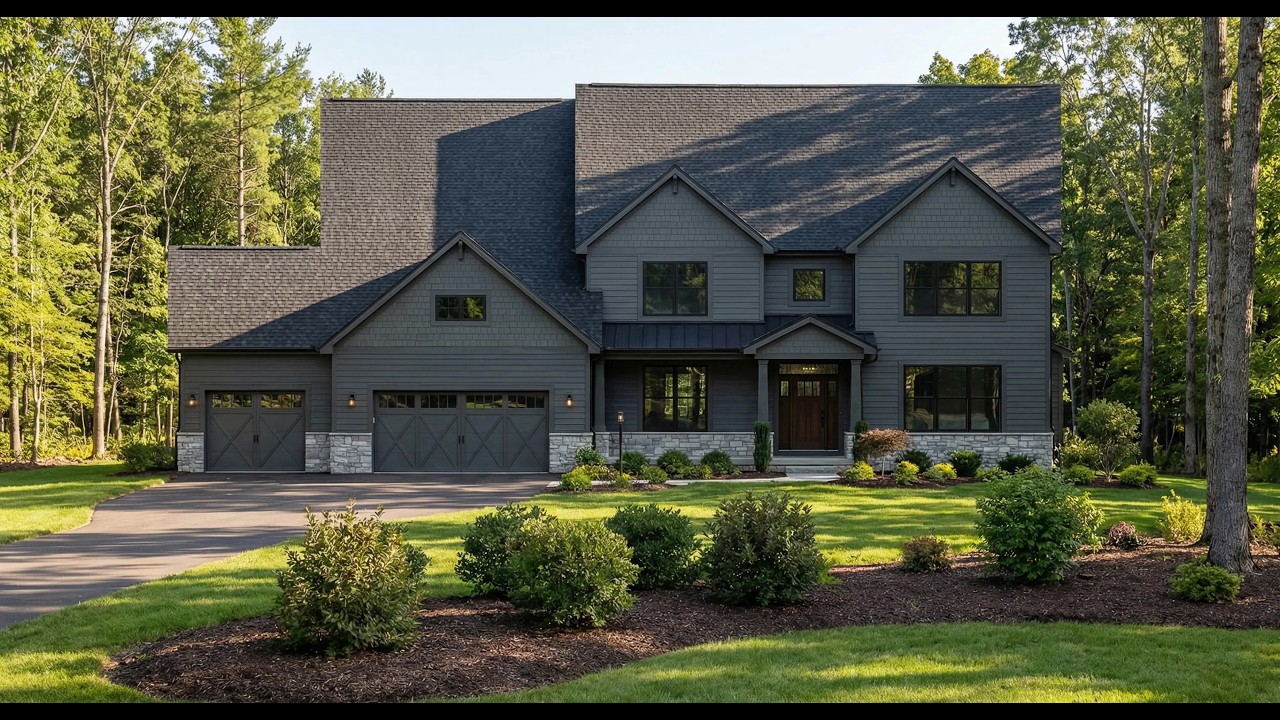 Addison Modern Farmhouse 3D Model Home Tour | 6 Bed | 6.5 Bath | 4839  Sq.Ft (Shown w/ Opt Features)