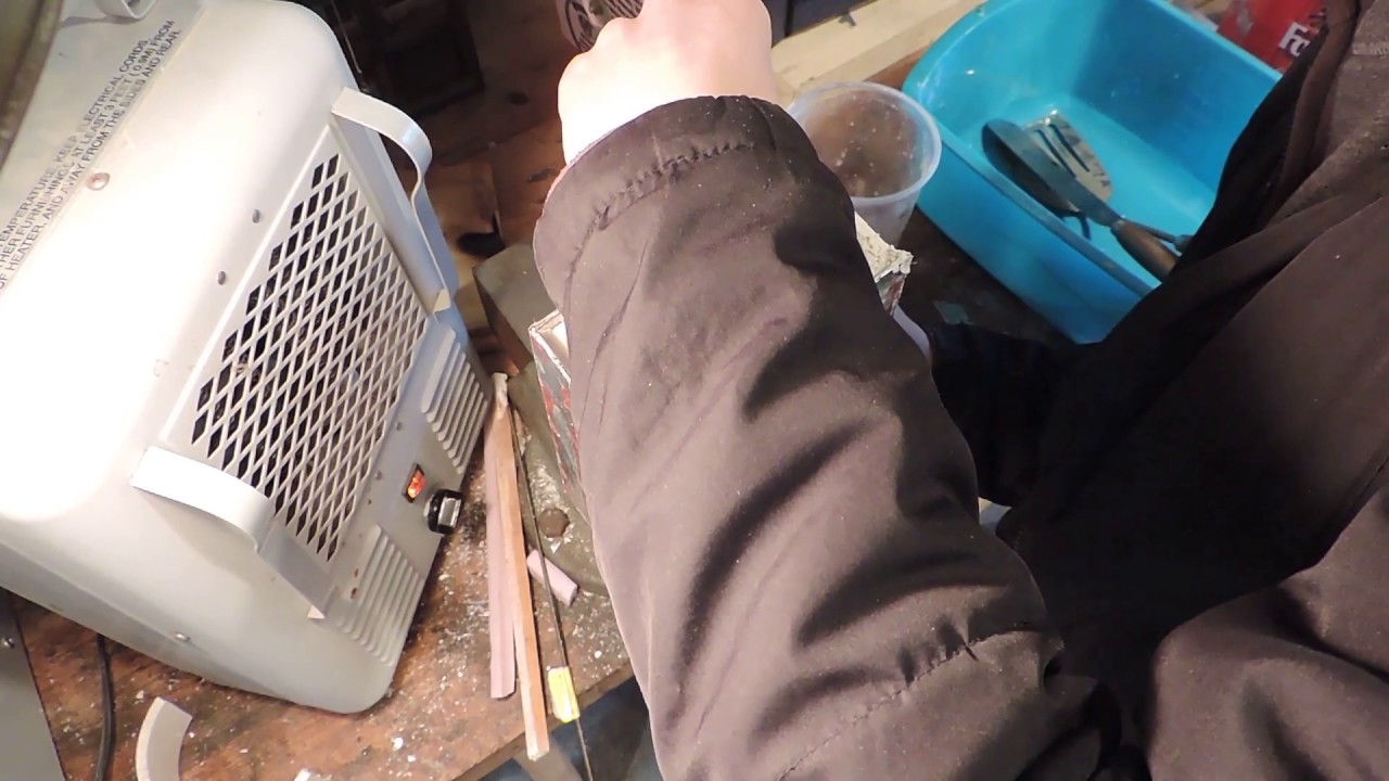 Aluminum casting, from start to finish using a plaster mold